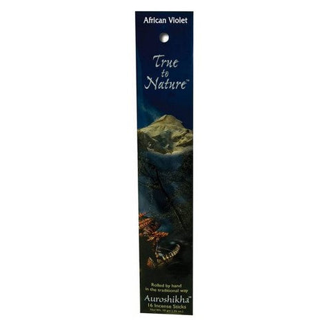 Auroshikha Candles and Incense, Incense African Violet, 10 Gm Auroshikha Candles and Incense