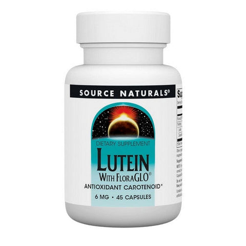 Source Naturals, Lutein, 6 mg, 45 Caps Source Naturals