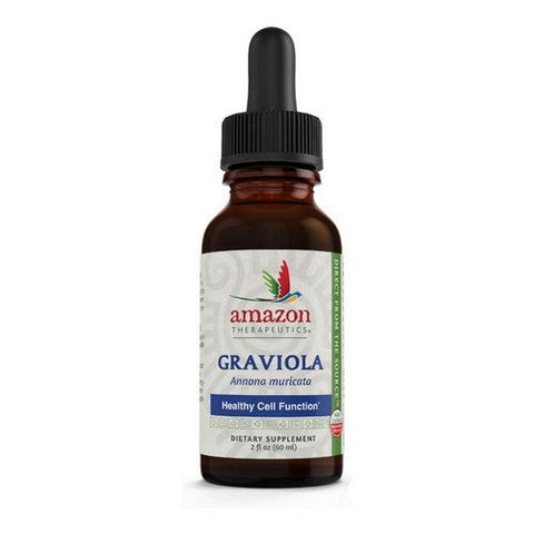 Amazon Therapeutic Laboratories, Graviola Tincture Organic, Certified Organic 2 Fl Oz Amazon Therapeutic Laboratories