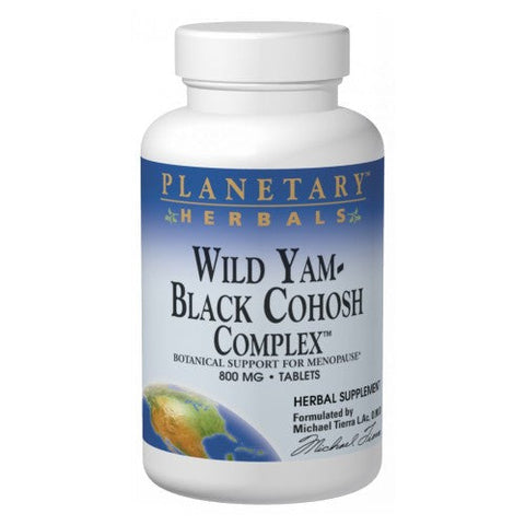 Planetary Herbals, Wild Yam-Black Cohosh Complex, 120 Tabs Planetary Herbals