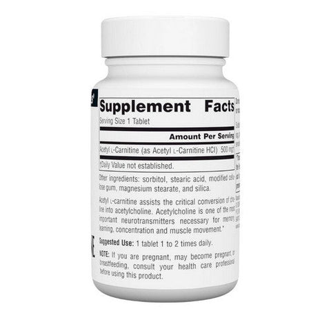 Source Naturals, Acetyl L-Carnitine, 500 mg, 30 Tabs Source Naturals