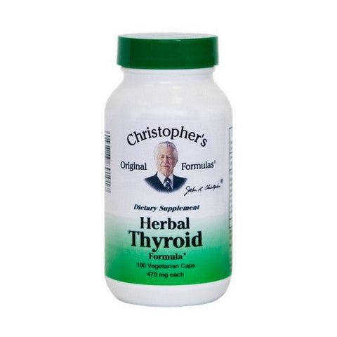 Dr. Christophers Formulas, Herbal Thyroid, 475 Mg, 100 Vegicaps Dr. Christophers Formulas