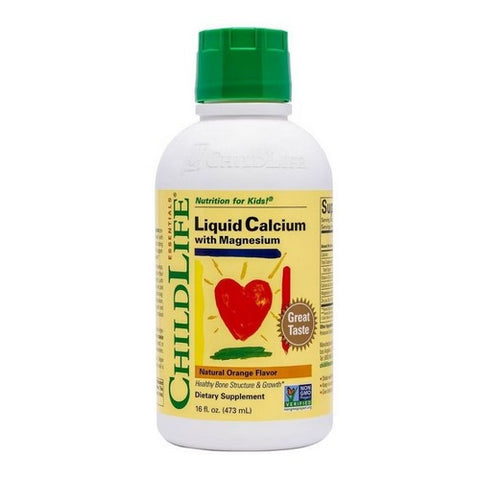 Child Life Essentials, Essentials Liquid Calcium With Magnesium Natural Orange, 16 Oz Child Life Essentials