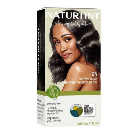 Naturtint, Permanent Hair Color 2N Brown Black, 5.07 Oz Naturtint