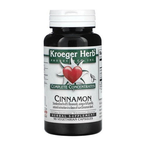Kroeger Herb, Complete Concentrates Cinnamon, 90 Cap Kroeger Herb
