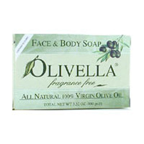 Olivella, Bar Soap, Fragrance Free, 3.52 Oz Olivella