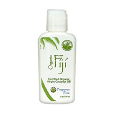 Organic Fiji, Coconut Oil, Fragrance Free, 3 oz Organic Fiji