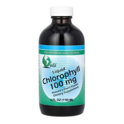 World Organics, Liquid Chlorophyll, 100 Mg, 4 Oz World Organics