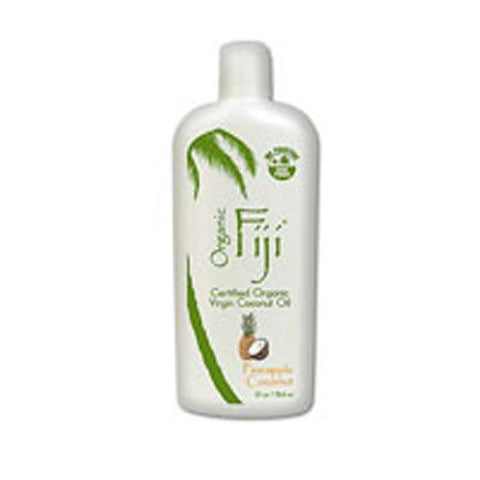 Organic Fiji, Pineapple Coconut Oil, 12 Oz Organic Fiji