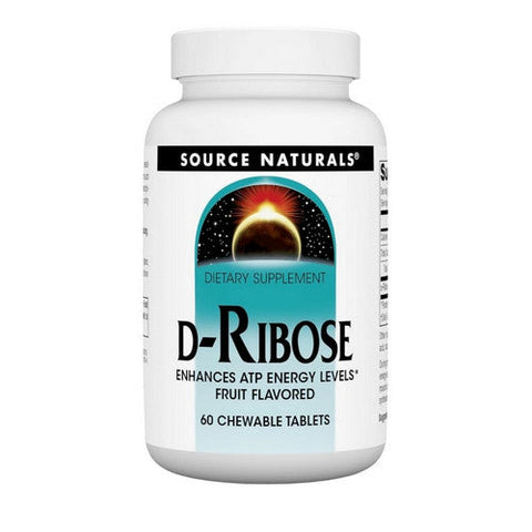 Source Naturals, D-Ribose, 1000 mg, 60 Tabs Source Naturals