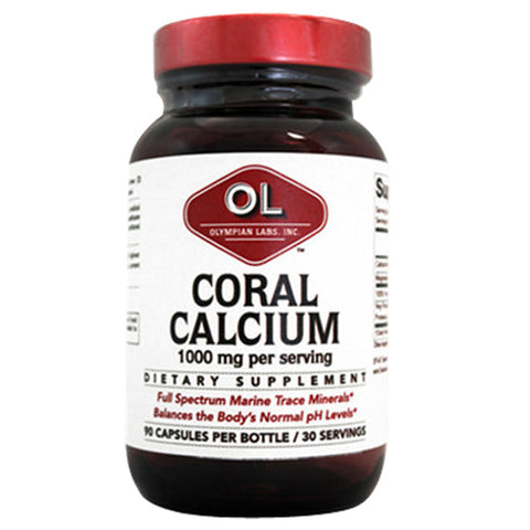 Olympian Labs, Coral Calcium, 90 caps Olympian Labs