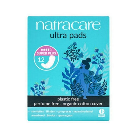 Natracare, Ultra Pads Super Plus, 12 Count Natracare
