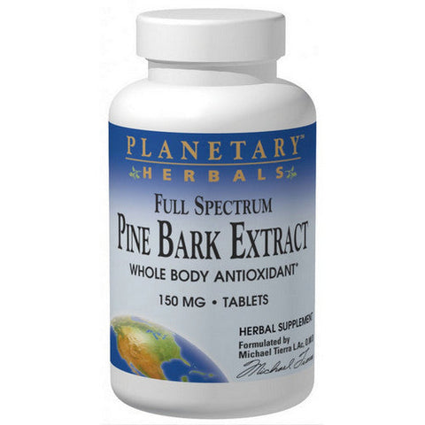 Planetary Herbals, Full Spectrum Pine Bark Extract, 150mg, 60 tabs Planetary Herbals