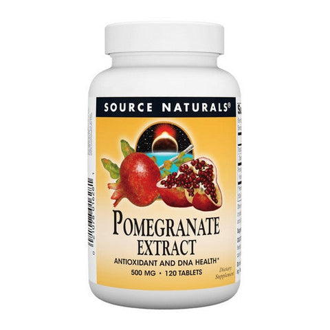 Source Naturals, Pomegranate Extract, 500 Mg, 120 tabs Source Naturals