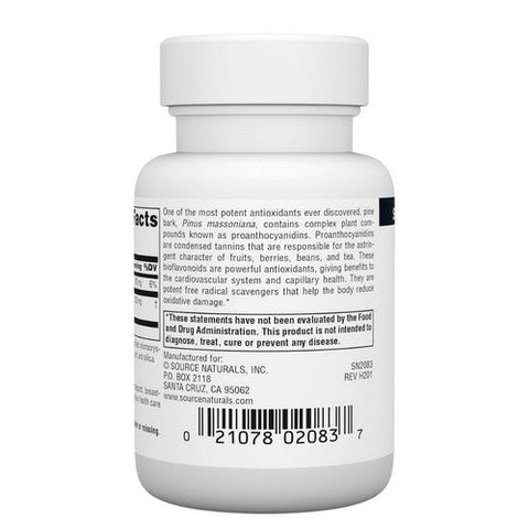 Source Naturals, Pine Bark Extract, 150mg, 60 tabs Source Naturals