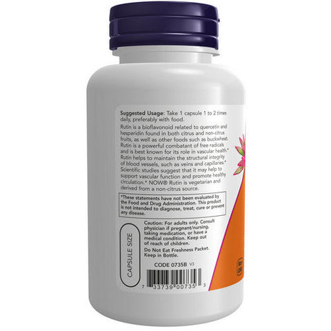 Now Foods, Rutin, 450 mg, 100 VCAPS Now Foods