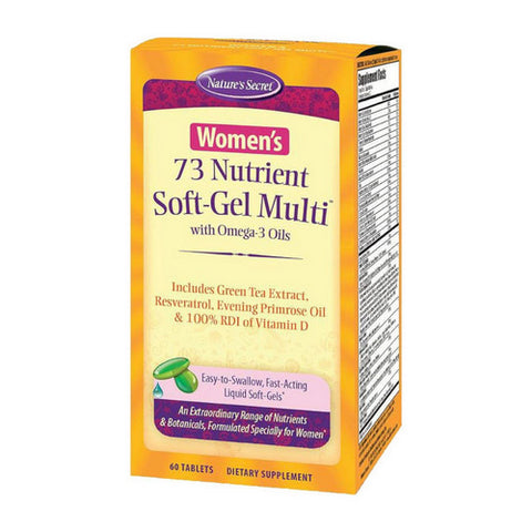 Nature's Secret, Women'S 73 Nutrient Multi With Omega-3 Oils, 60 Softgels Nature's Secret
