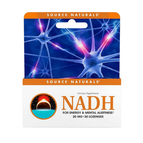 Source Naturals, NADH Sublingual, 20 Mg, 30 Lozenges Source Naturals