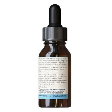 Eclectic Herb, Milk Thistle, 2 Oz with Alcohol Eclectic Herb