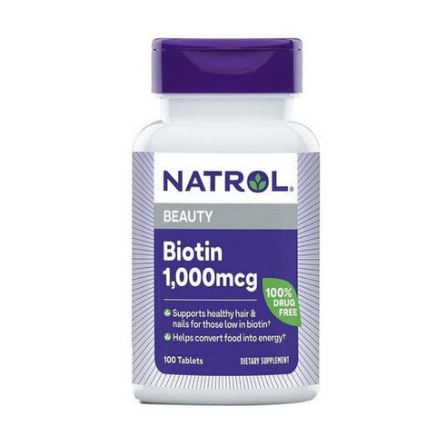 Natrol, Biotin, 1000 Mcg, 100 Tabs Natrol