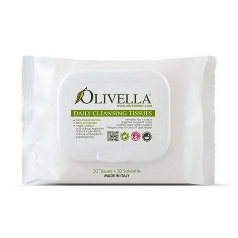 Olivella, Facial Cleansing Tissues, 30 PK Olivella