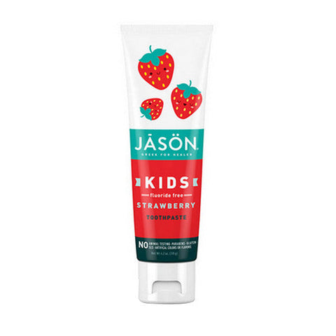 Jason Natural Products, Kids Only Toothpaste, Strawberry 4.2 Oz Jason Natural Products