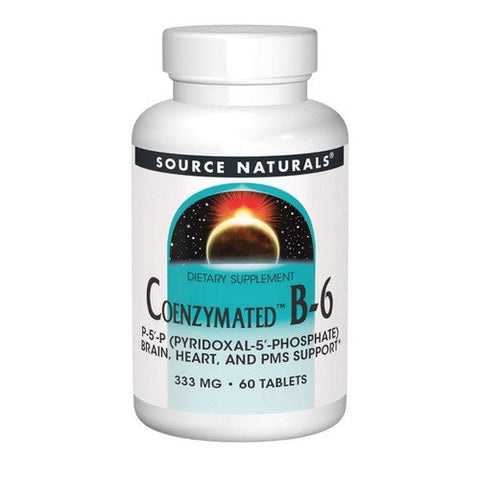 Source Naturals, Coenzymated B-6, 300 Mg, 60 tabs Source Naturals