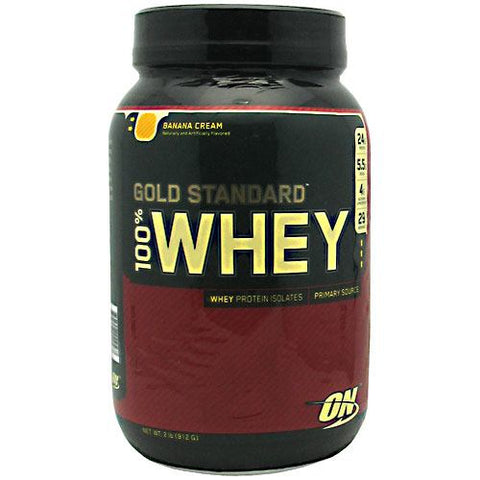 Optimum Nutrition, 100% Whey Gold, Banana Cream 2.0 lb Optimum Nutrition