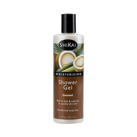 Shikai, Moisturizing Shower Gel Coconut, 12 Oz Shikai