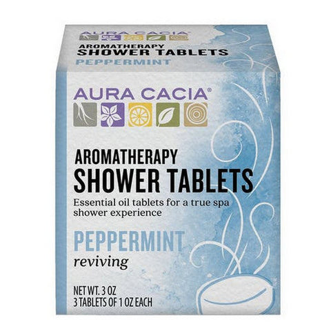 Aura Cacia, Shower Tablets, Peppermint, 3 Tablets Aura Cacia