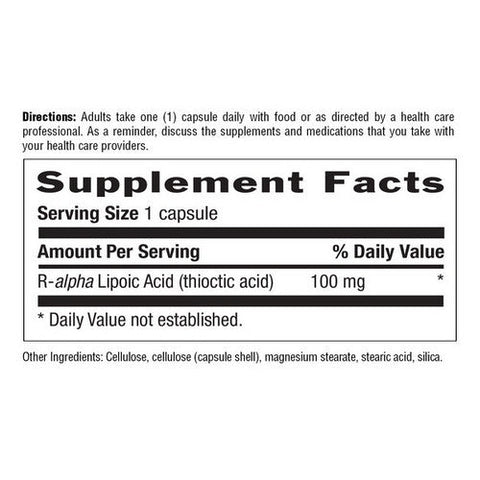 Country Life, R-Lipoic Acid, 60 Caps Country Life