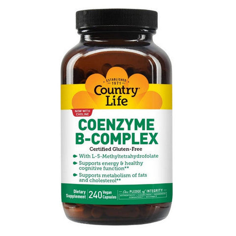 Country Life, Coenzyme B-Complex, 240 Veg Caps Country Life
