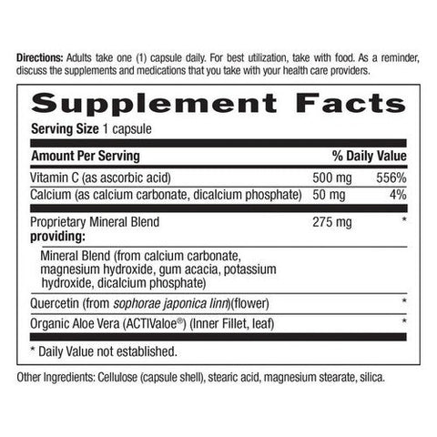 Country Life, Buffer-C PH Controlled, 500 Mg, 120 Veg Caps Country Life