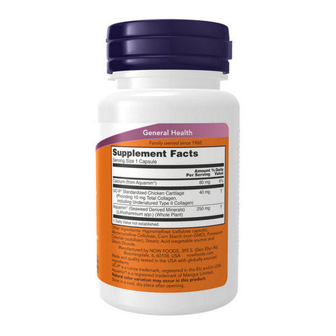Now Foods, UC-II Joint Health Type II Collagen, 60 Caps Now Foods