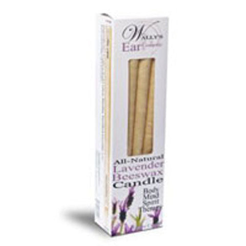 Wallys Natural Products, All Natural Beeswax Candle, Lavender 4 pkt Wallys Natural Products