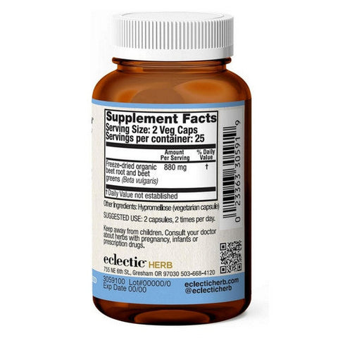 Eclectic Herb, Beet Juice, 440 Mg, 50 Veg Caps Eclectic Herb
