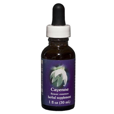Flower Essence Services, Cayenne Dropper, 1 oz Flower Essence Services