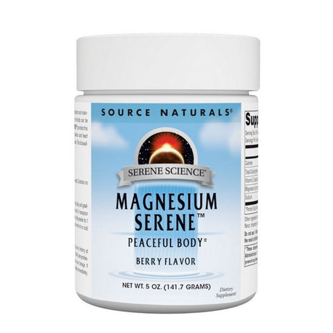 Magnesium Serene Berry Berry Flavor 5 oz by Source Naturals