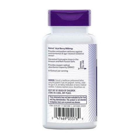 Natrol, Acai, 900 Mg, 75 Caps Natrol