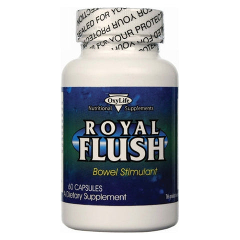Oxylife Products, Royal Flush Bowel Stimulant, 60 Caps Oxylife Products