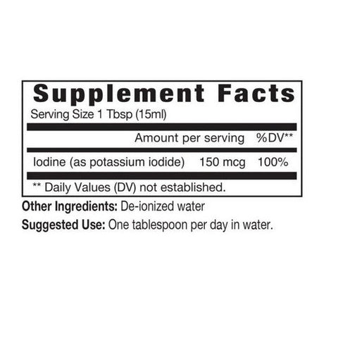Eidon Ionic Minerals, Iodine, 18 Oz Eidon Ionic Minerals