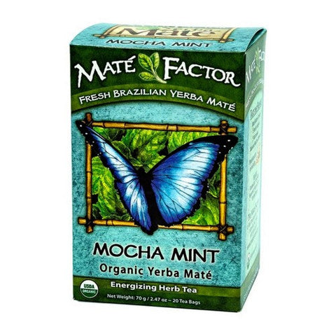 The Mate Factor, Organic Yerba Mate Mocha Mint, 20 Bag The Mate Factor