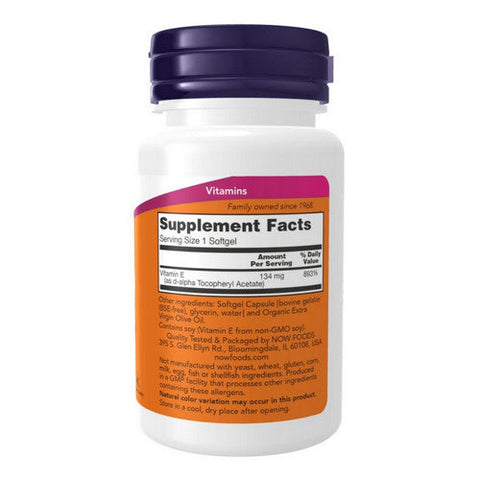 Now Foods, Vitamin E-400, 268 Mg, 100 Softgels Now Foods