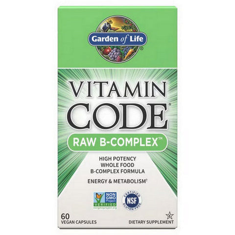 Garden of Life, Vitamin Code Raw B-Complex, 60 Caps Garden of Life