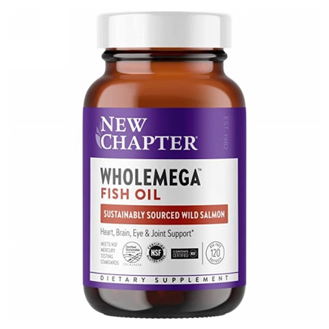 New Chapter, Wholemega, 1000 mg, 120 Softgels New Chapter