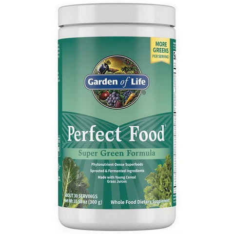 Garden of Life, Perfect Food Super Green Formula Powder, 10.58 Oz Garden of Life