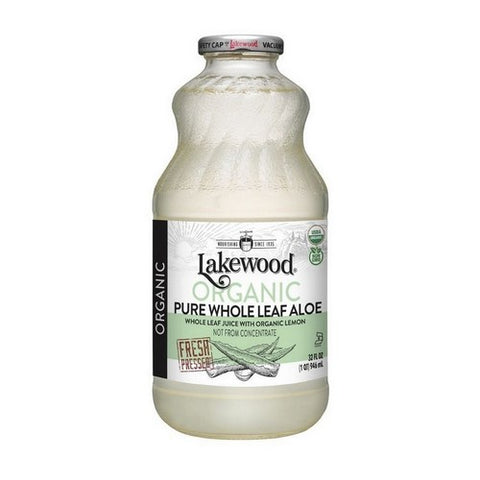 Lakewood Organic, Organic Whole Leaf Aloe Lemon, 32 Oz Lakewood Organic