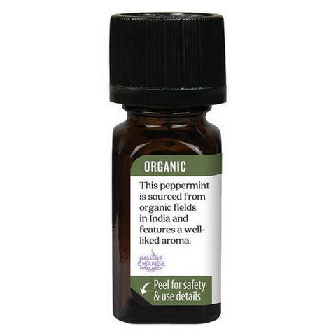 Aura Cacia, Organic Pure Aromatherapy Oil Peppermint, 0.25 Oz Aura Cacia