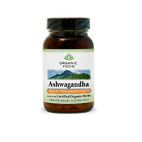 Organic India, Ashwagandha Formula, 90 Vcaps Organic India
