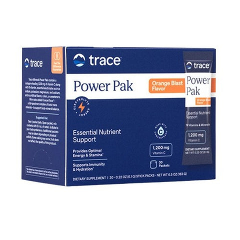Trace Minerals, Electrolyte Stamina Power Pak, Orange Blast 32 pk Trace Minerals